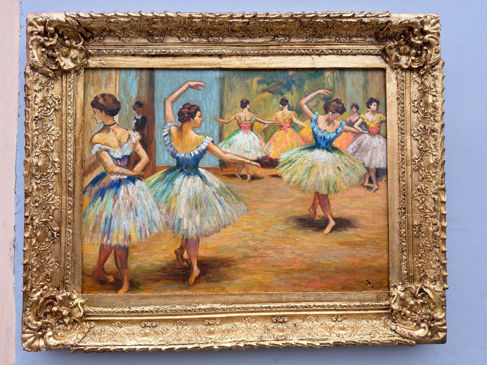MUSEUM-WORTHY EDGAR DEGAS OIL