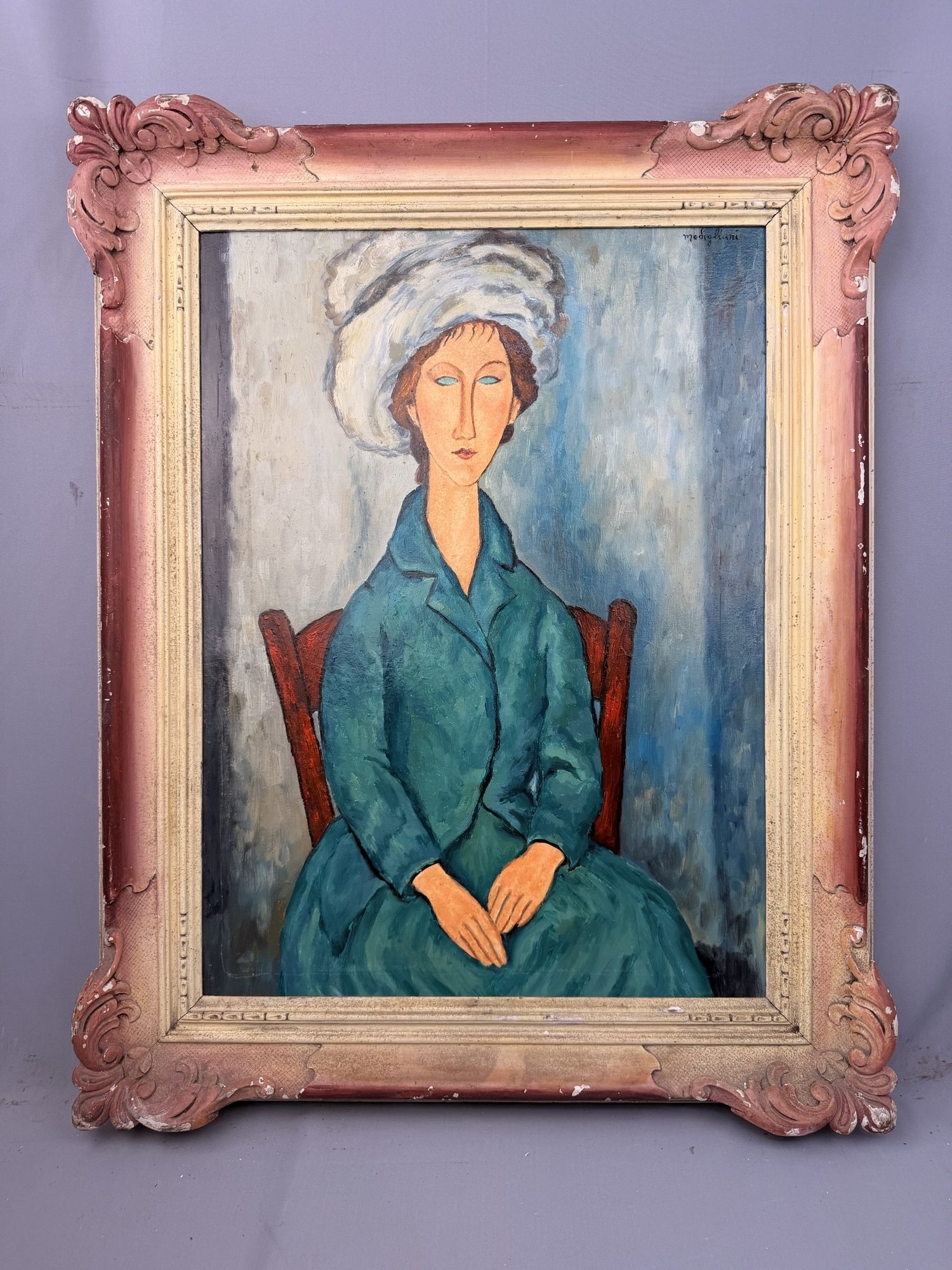 Portrait of Jeanne Hebuterne by Amedeo Modigliani