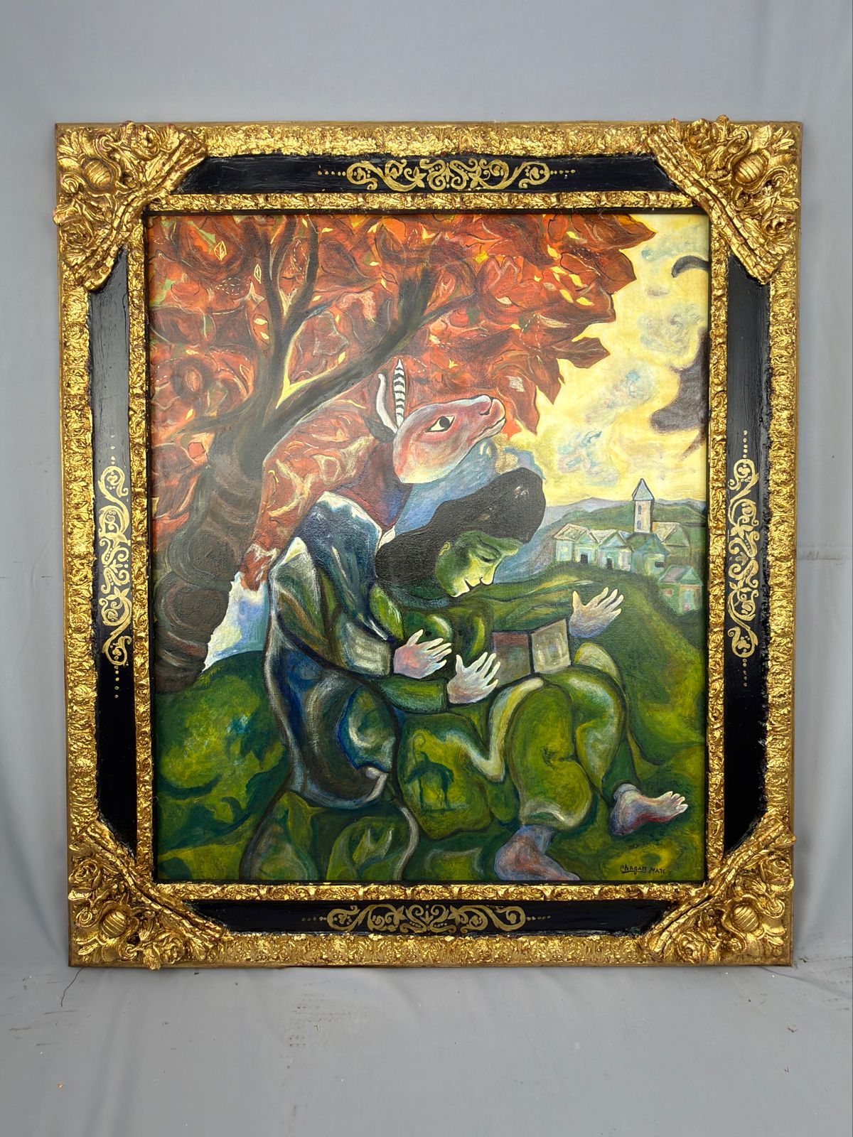 “Woman and the Beast” by Marc Chagall